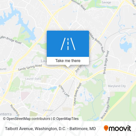 Mapa de Talbott Avenue