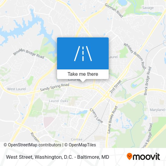 Mapa de West Street