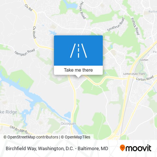 Birchfield Way map