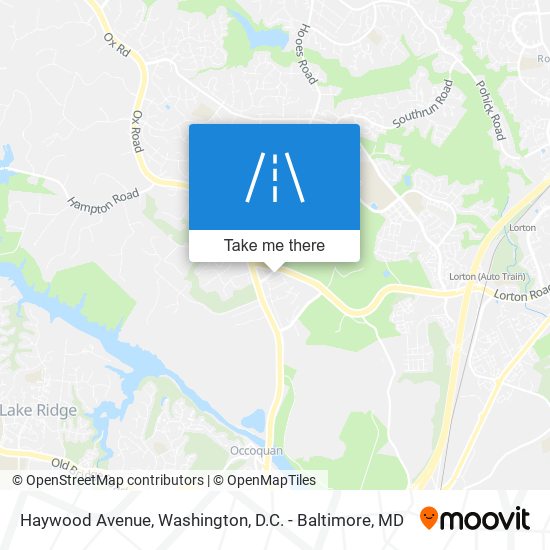 Haywood Avenue map