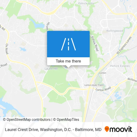 Laurel Crest Drive map