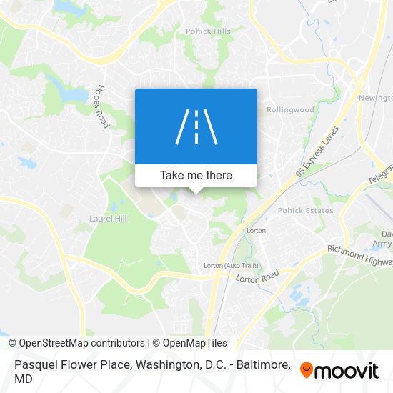 Pasquel Flower Place map