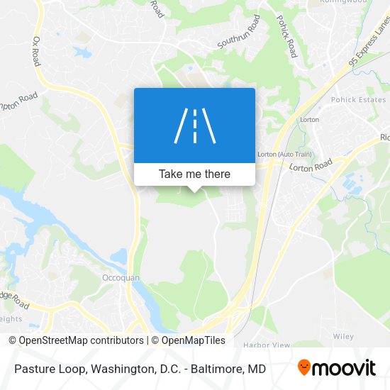 Pasture Loop map