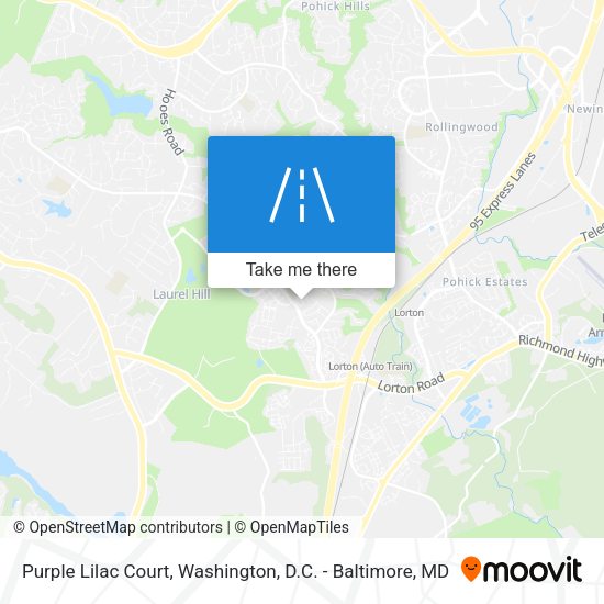 Purple Lilac Court map