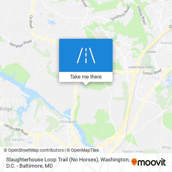 Mapa de Slaughterhouse Loop Trail (No Horses)
