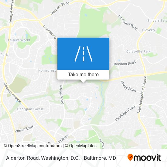 Alderton Road map