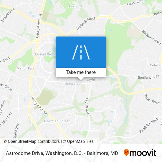 Mapa de Astrodome Drive