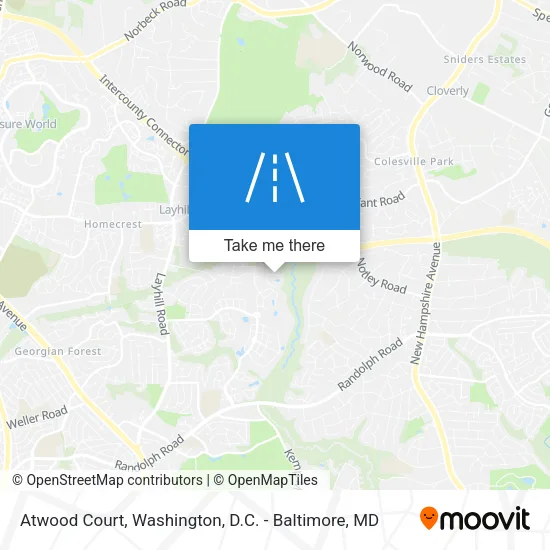 Atwood Court map
