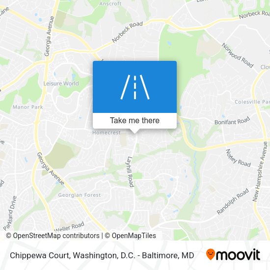 Chippewa Court map