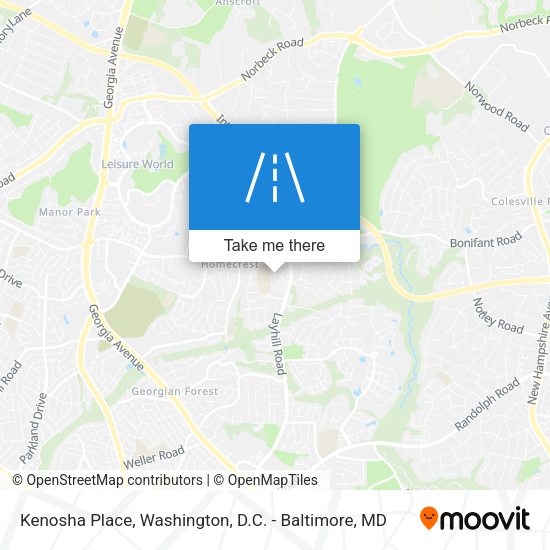 Kenosha Place map
