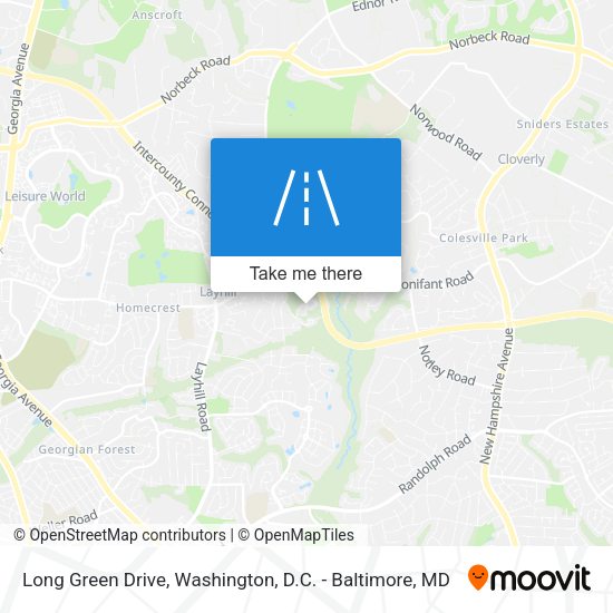 Long Green Drive map