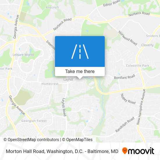 Morton Hall Road map