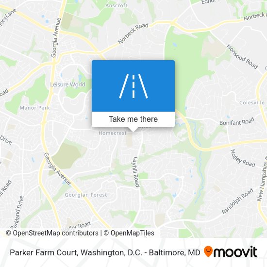 Mapa de Parker Farm Court