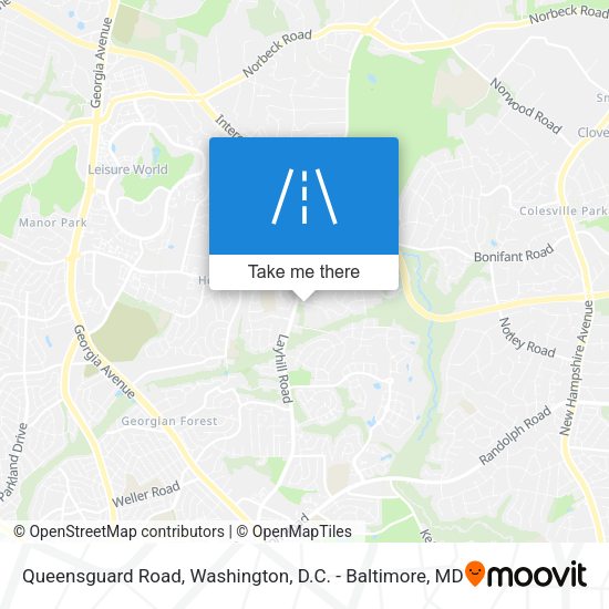 Mapa de Queensguard Road