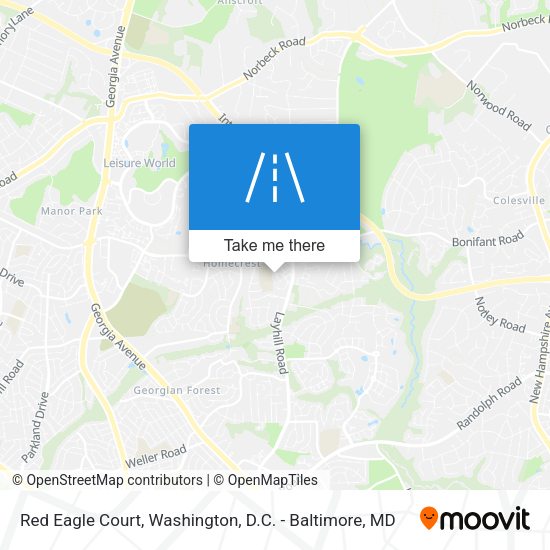 Red Eagle Court map
