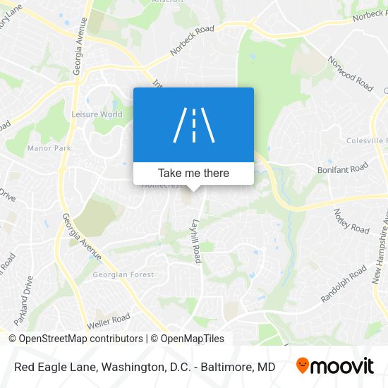 Mapa de Red Eagle Lane