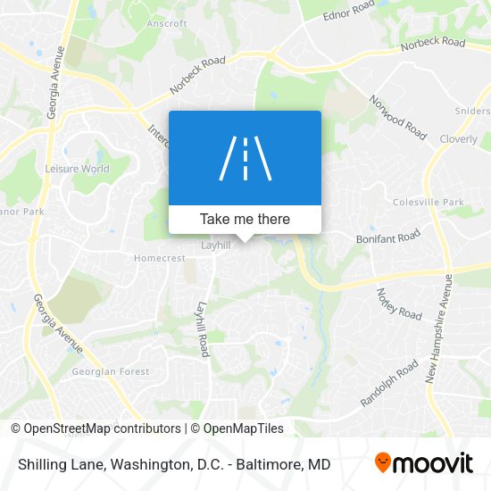 Shilling Lane map