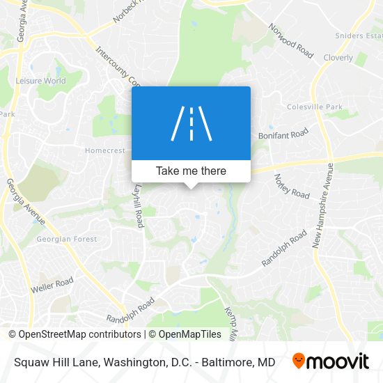 Mapa de Squaw Hill Lane