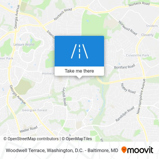 Mapa de Woodwell Terrace