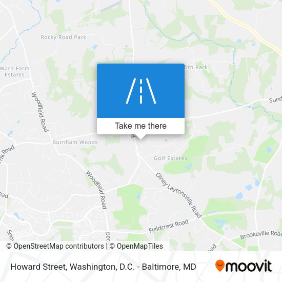 Howard Street map