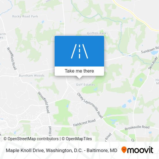 Maple Knoll Drive map
