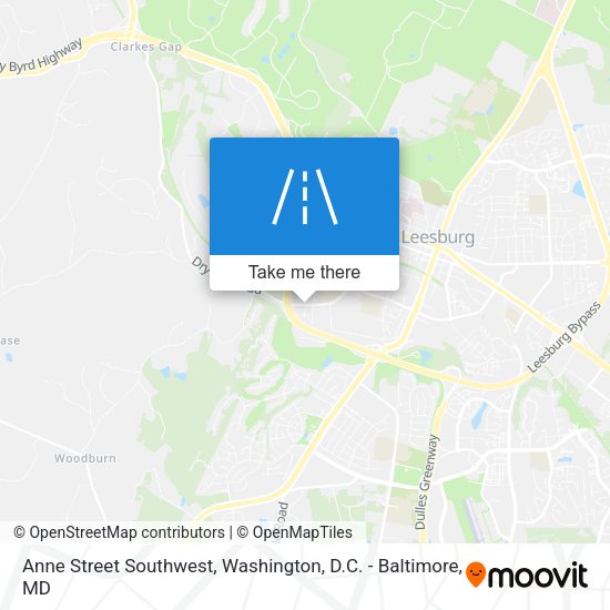 Mapa de Anne Street Southwest