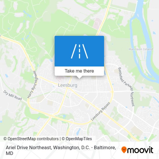 Mapa de Ariel Drive Northeast