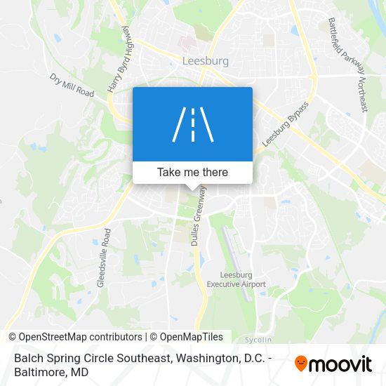 Balch Spring Circle Southeast map