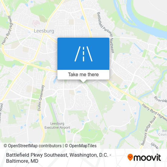 Battlefield Pkwy Southeast map