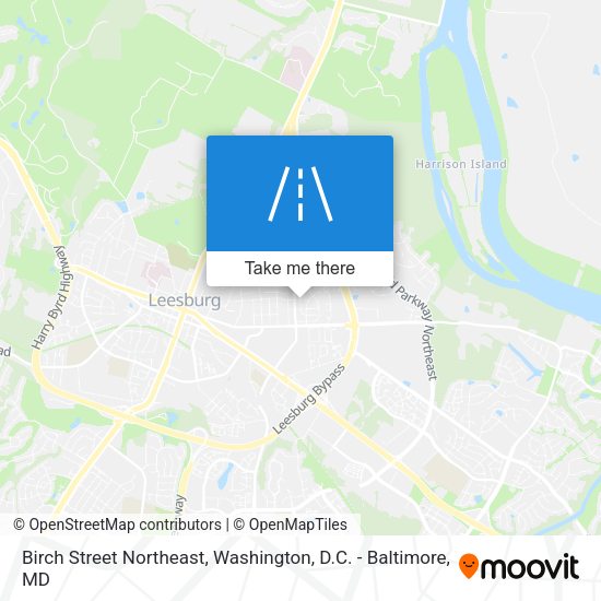 Mapa de Birch Street Northeast