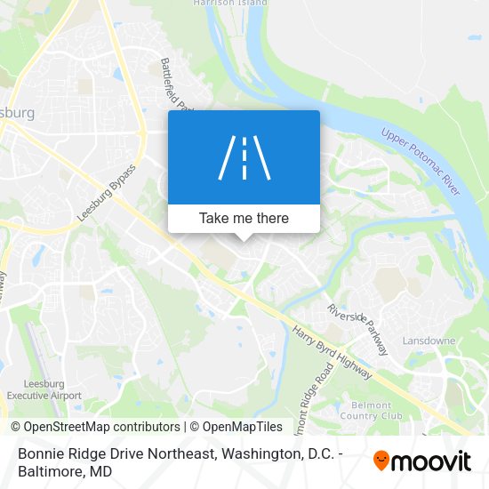 Bonnie Ridge Drive Northeast map