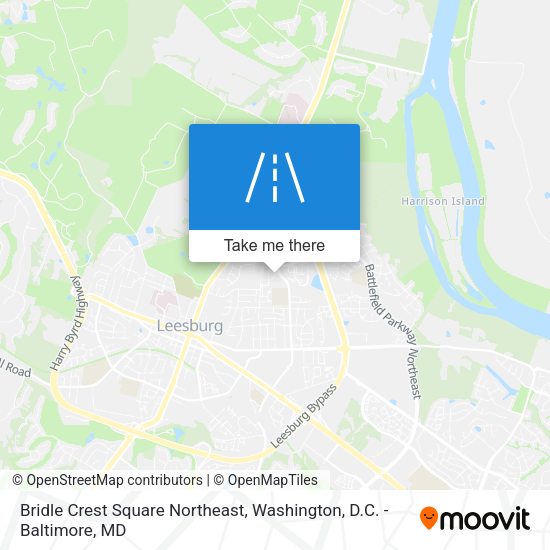 Bridle Crest Square Northeast map
