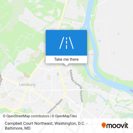 Campbell Court Northeast map