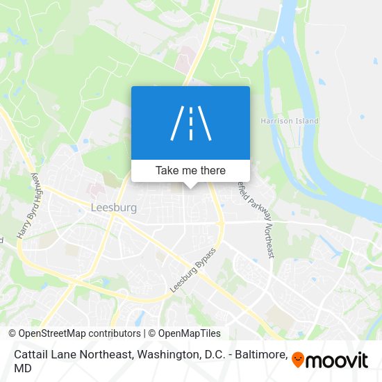 Mapa de Cattail Lane Northeast