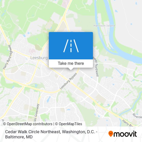 Cedar Walk Circle Northeast map