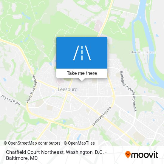 Chatfield Court Northeast map