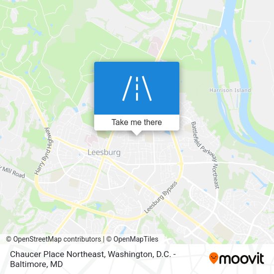Chaucer Place Northeast map