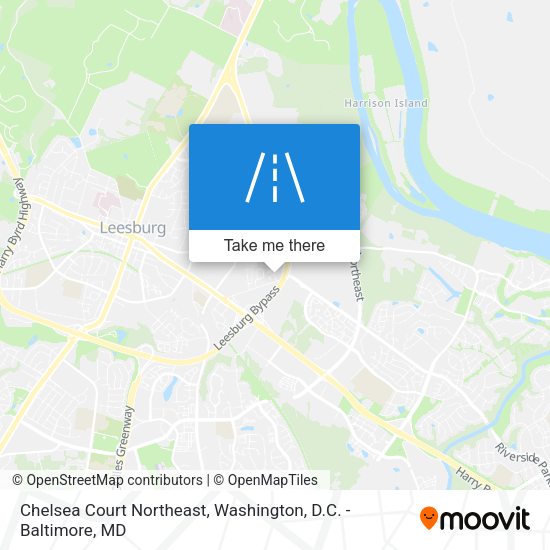 Mapa de Chelsea Court Northeast