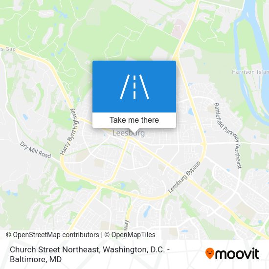 Church Street Northeast map