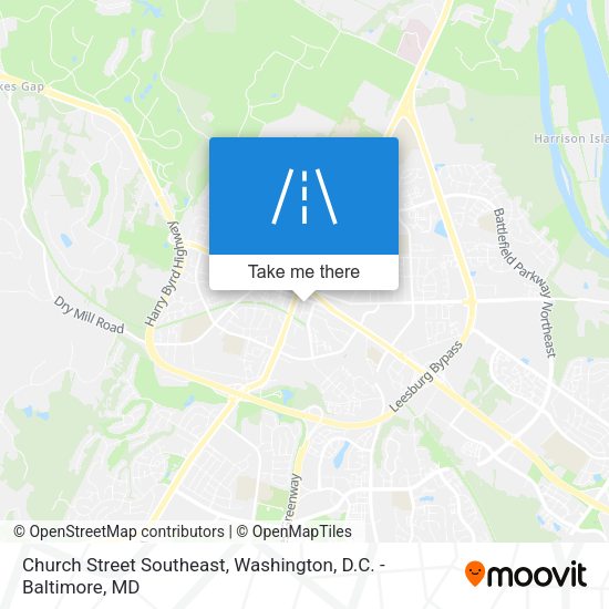 Church Street Southeast map
