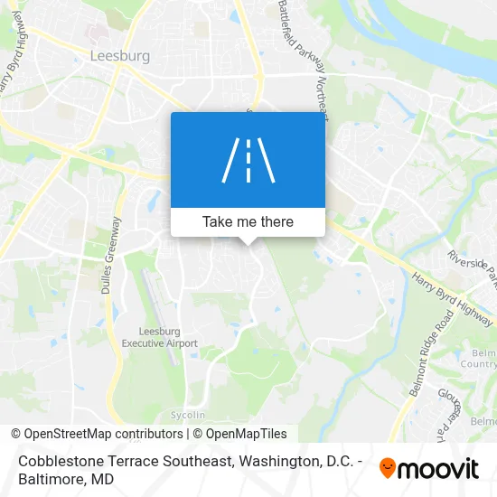 Cobblestone Terrace Southeast map