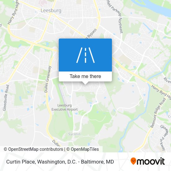 Curtin Place map