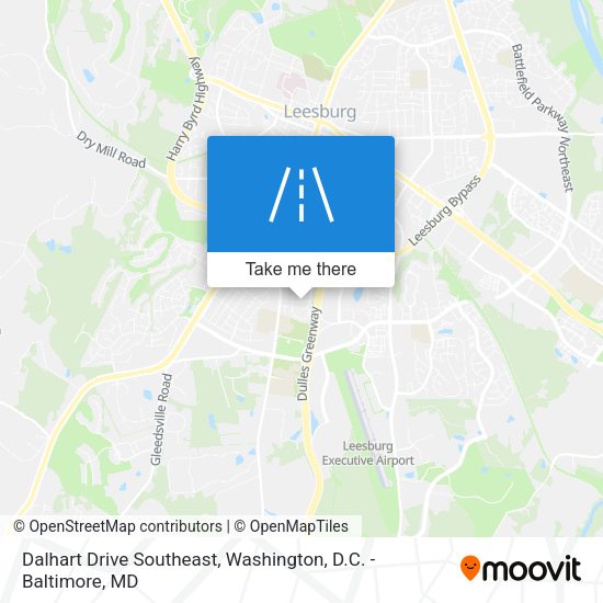 Mapa de Dalhart Drive Southeast