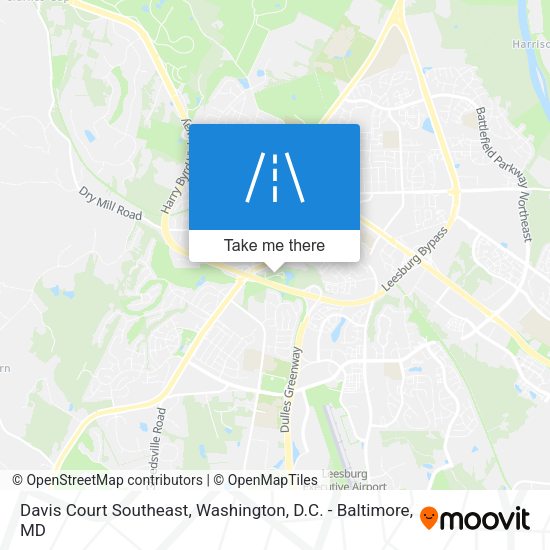 Davis Court Southeast map