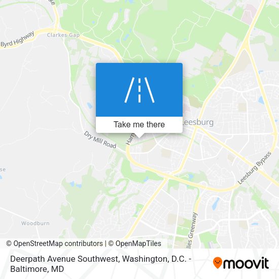 Mapa de Deerpath Avenue Southwest