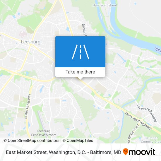Mapa de East Market Street