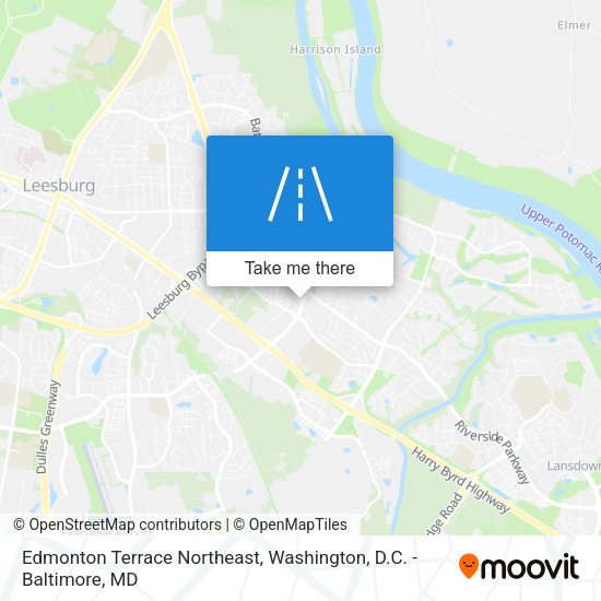 Mapa de Edmonton Terrace Northeast