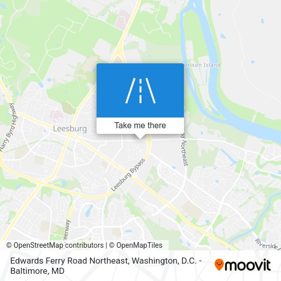 Edwards Ferry Road Northeast map