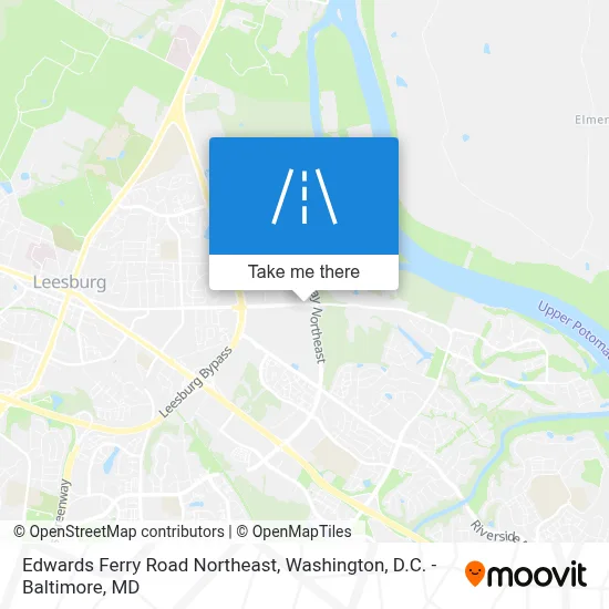 Edwards Ferry Road Northeast map