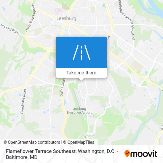 Flameflower Terrace Southeast map